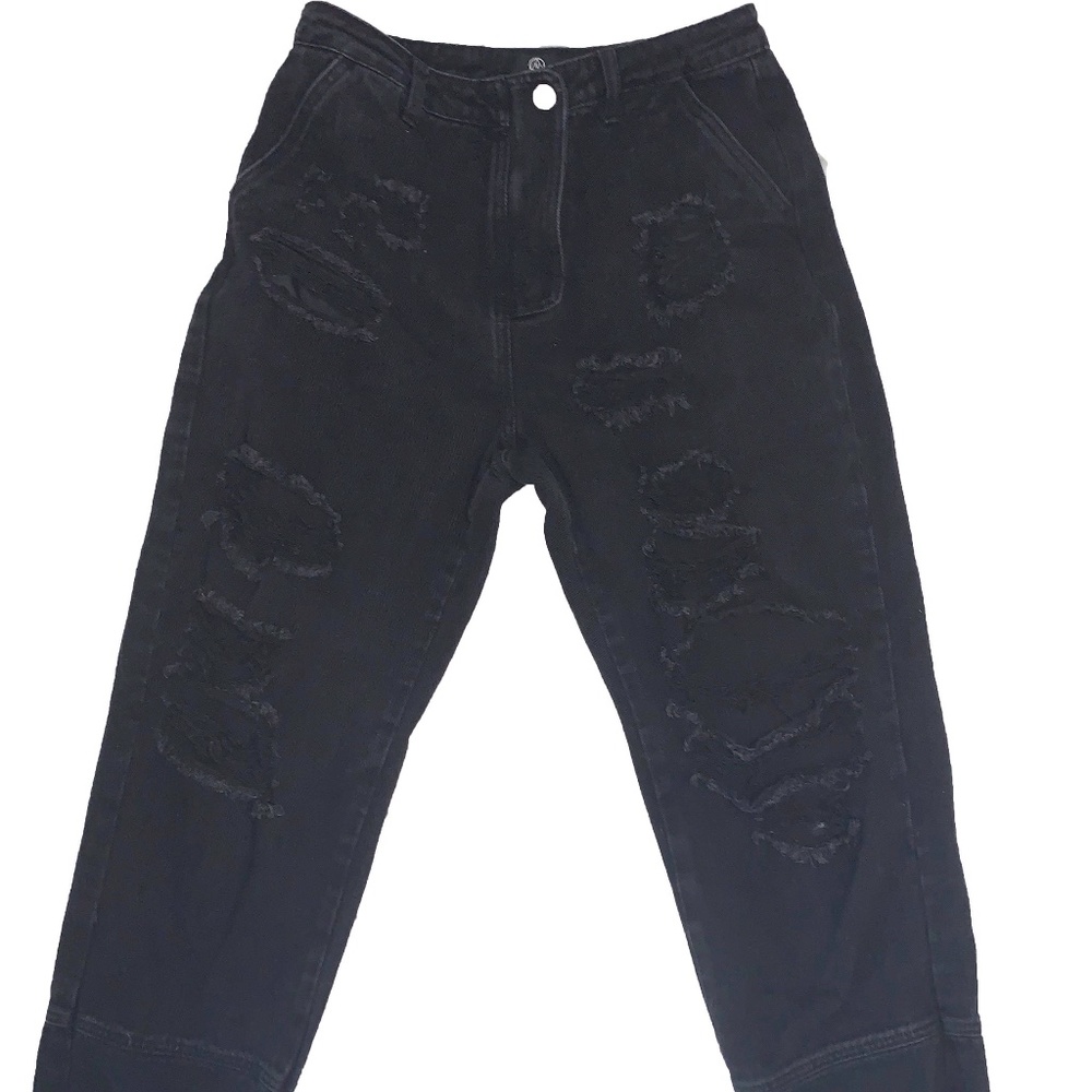 Black Missguided Jogger Jeans